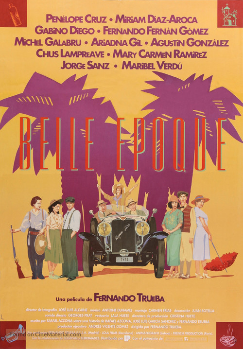 Belle epoque - Spanish Movie Poster
