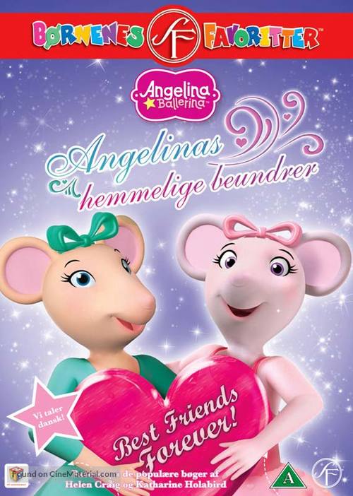 Angelina Ballerina: Sweet Valentine - Danish DVD movie cover