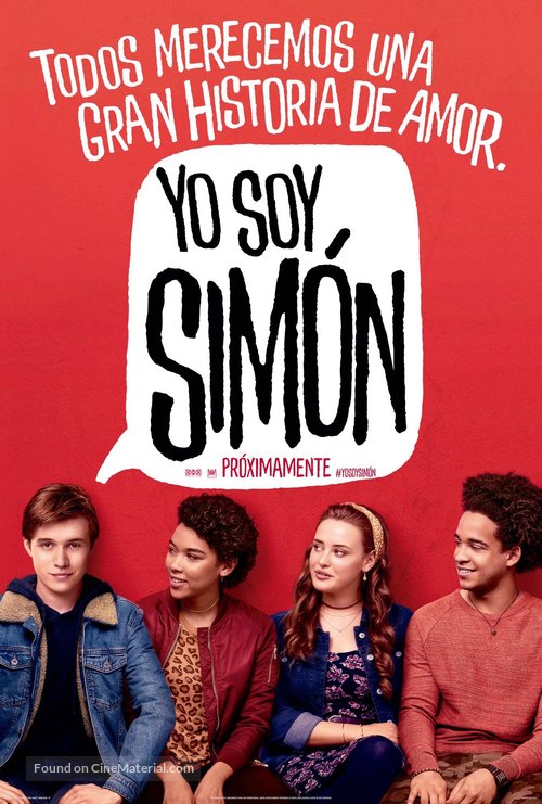Love, Simon - Argentinian Movie Poster