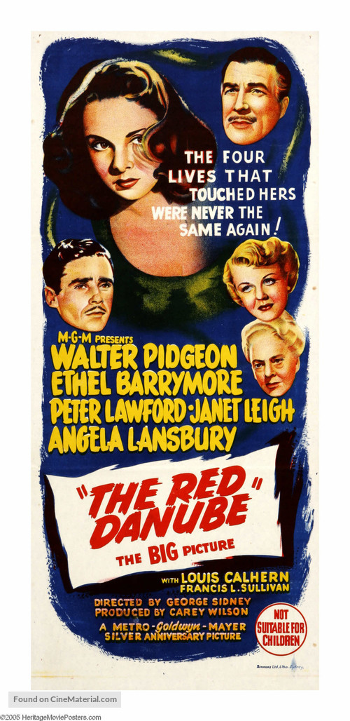 The Red Danube - Australian Movie Poster