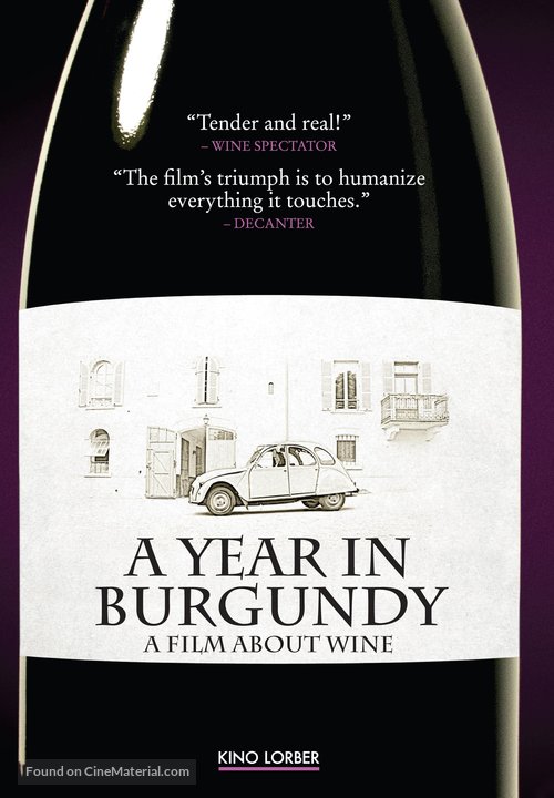 A Year in Burgundy - DVD movie cover