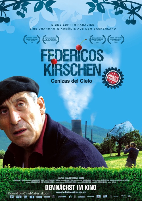 Cenizas del cielo - German Movie Poster