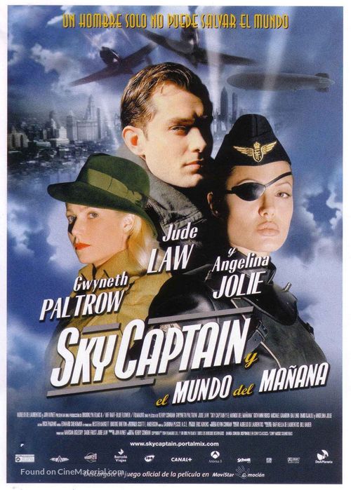 Sky Captain And The World Of Tomorrow - Spanish Movie Poster