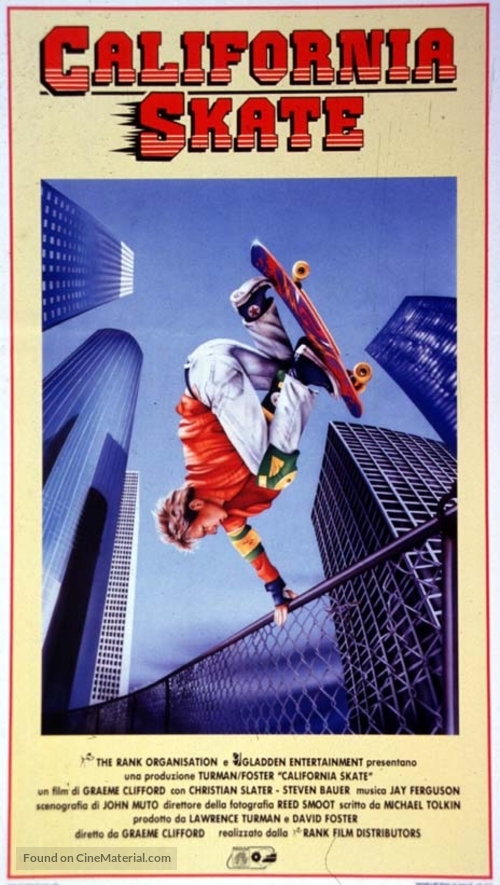 Gleaming the Cube - Italian Movie Poster