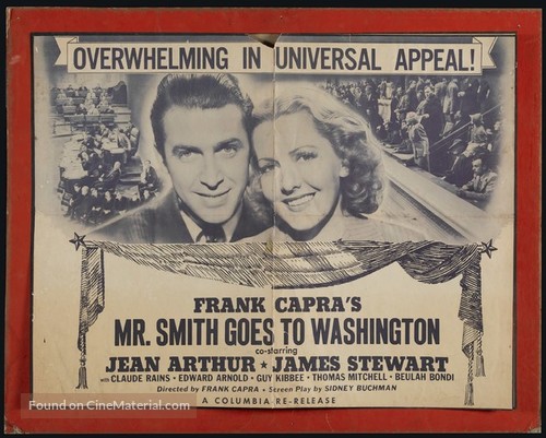 Mr. Smith Goes to Washington - Re-release movie poster
