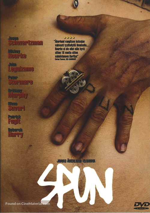 Spun - Finnish DVD movie cover