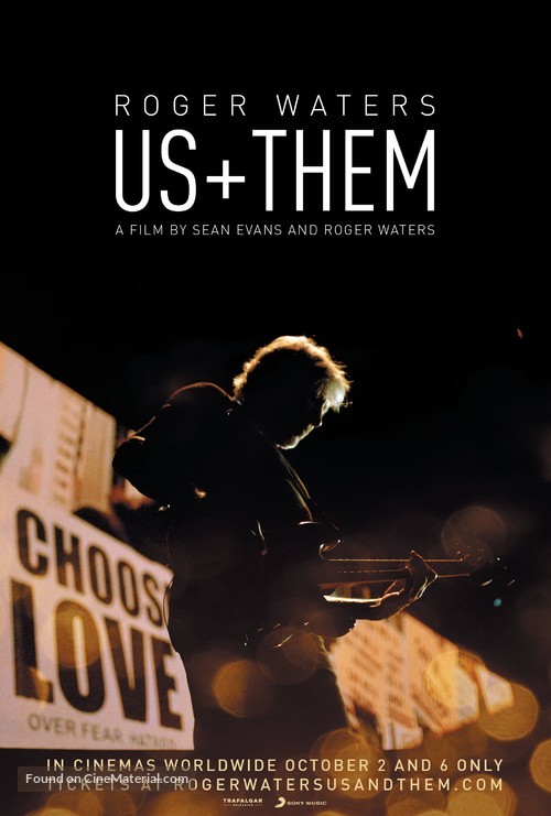 Roger Waters: Us + Them - British Movie Poster