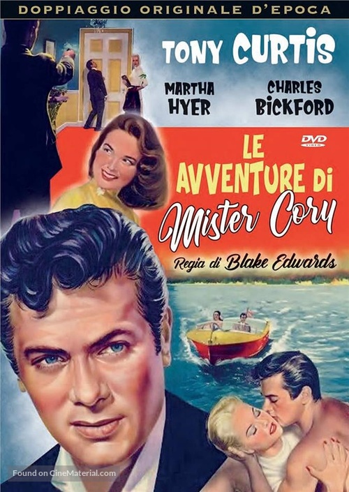 Mister Cory - Italian DVD movie cover
