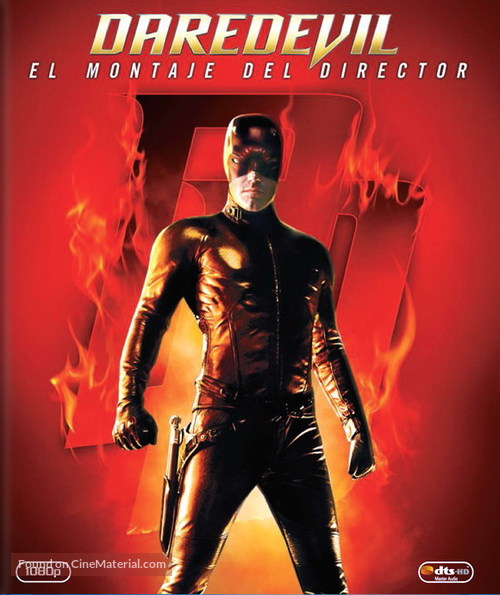 Daredevil - Spanish Blu-Ray movie cover