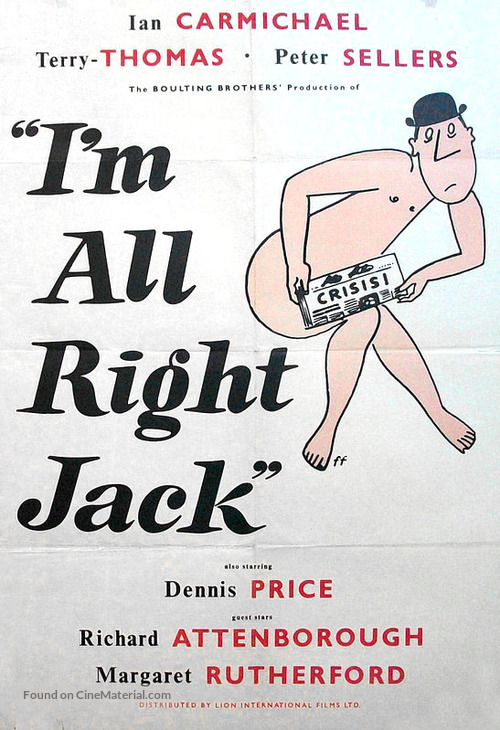 I&#039;m All Right Jack - British Movie Poster