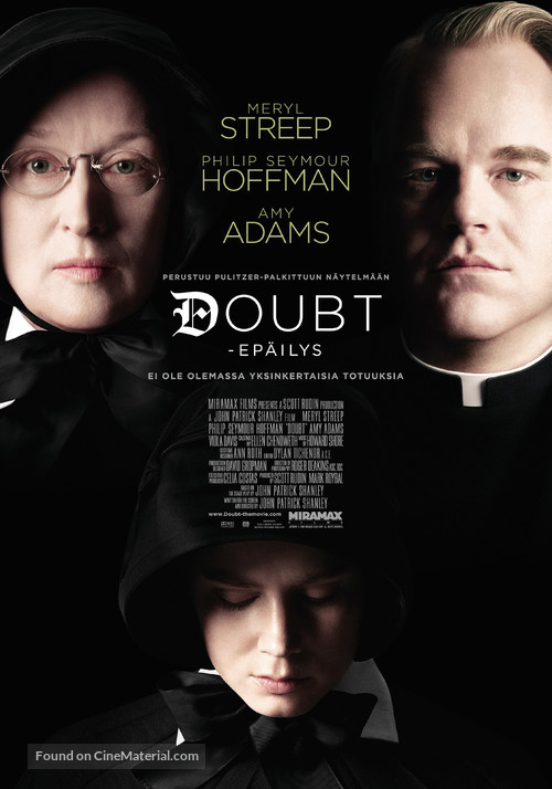 Doubt - Finnish Movie Poster