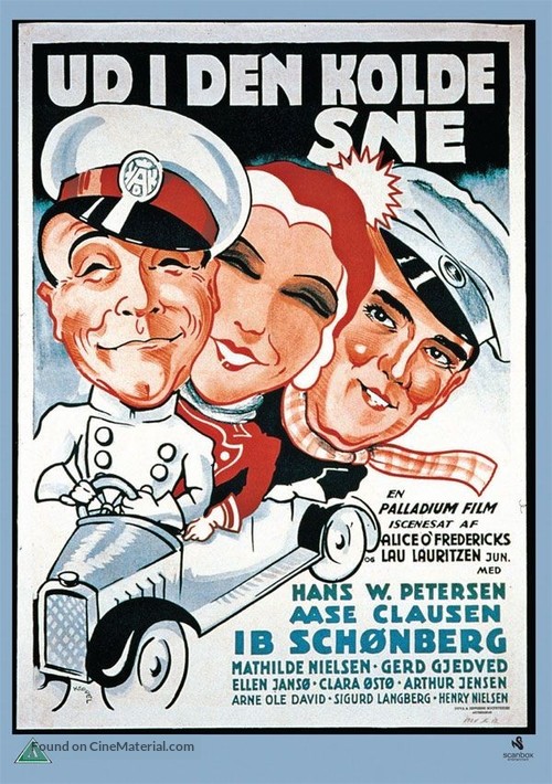 Ud i den kolde sne - Danish DVD movie cover