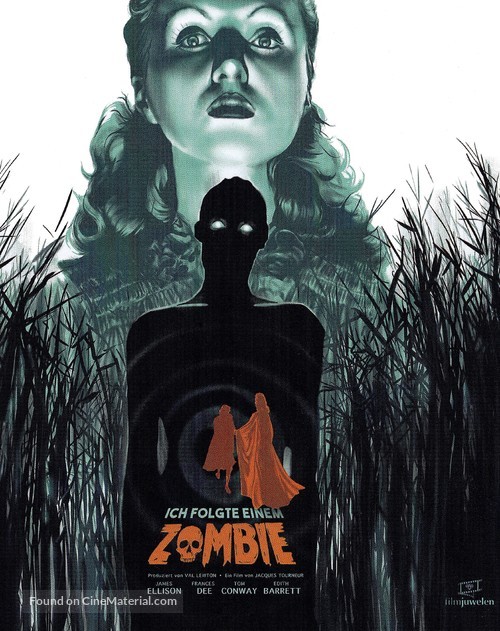 I Walked with a Zombie - German Blu-Ray movie cover