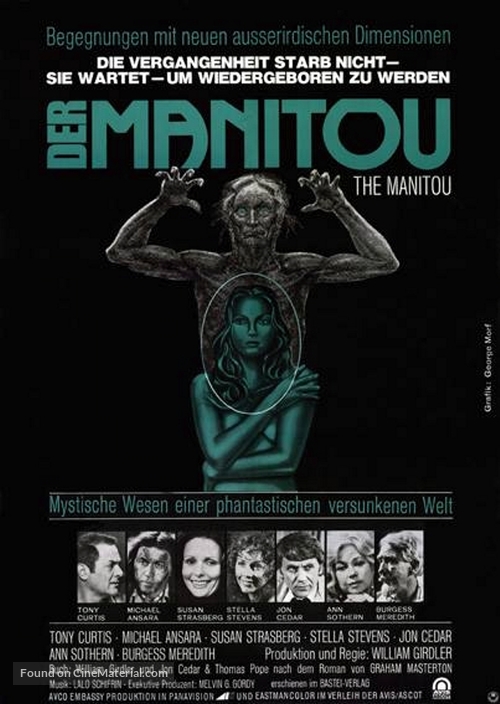 The Manitou - German Movie Poster