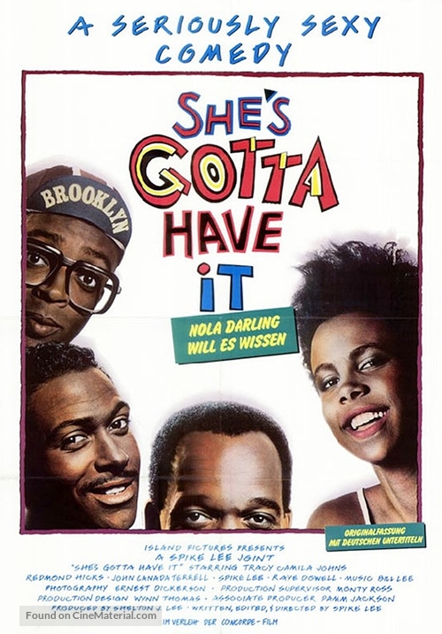 She&#039;s Gotta Have It - German Movie Poster