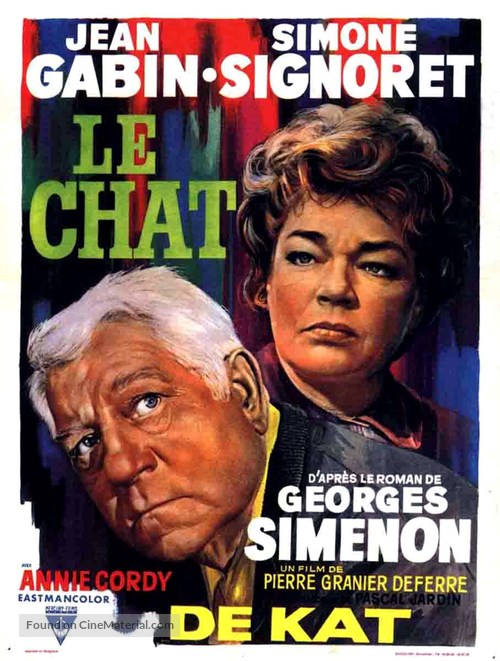 Le chat - Belgian Movie Poster
