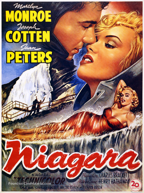 Niagara - Belgian Movie Poster