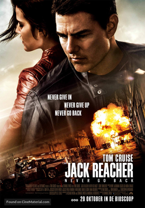 Jack Reacher: Never Go Back - Dutch Movie Poster