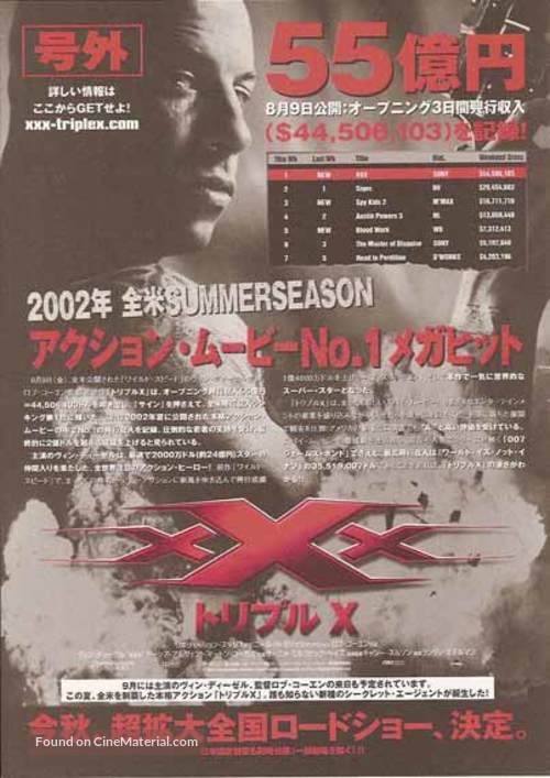 XXX - Japanese Movie Poster
