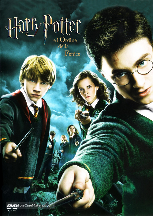 Harry Potter and the Order of the Phoenix - Italian DVD movie cover
