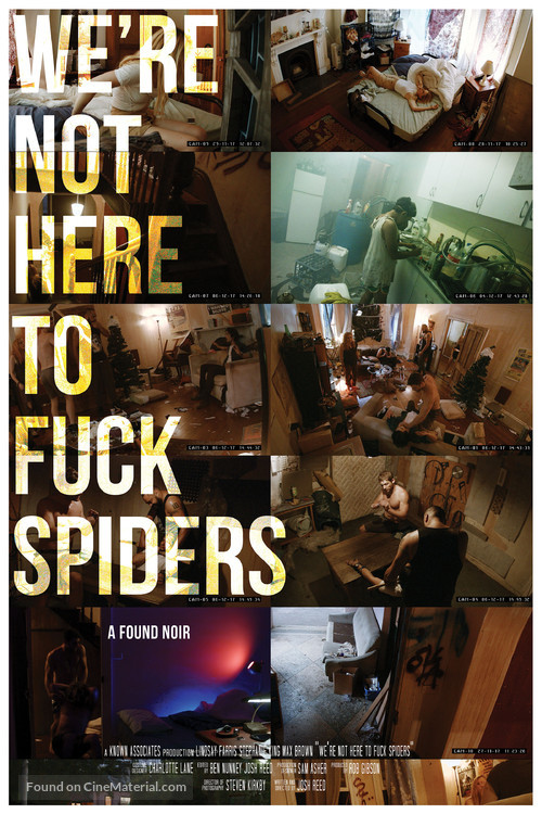 We&#039;re Not Here to Fuck Spiders - Australian Movie Poster