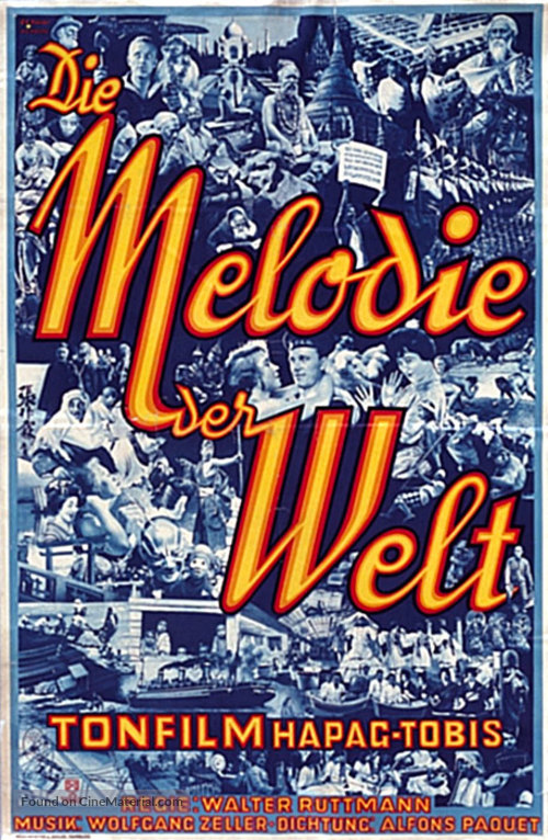 Melodie der Welt - German Movie Poster