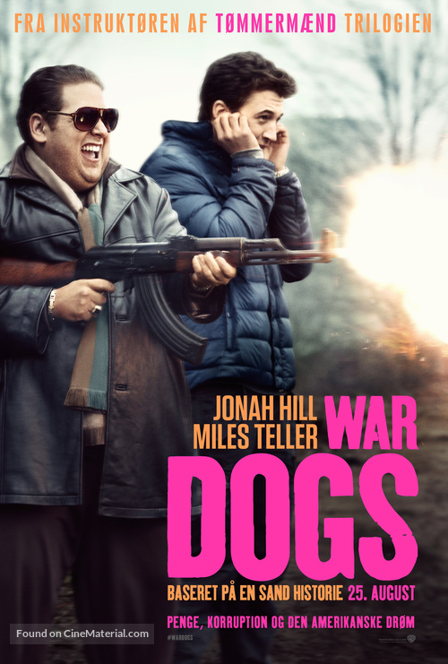 War Dogs - Danish Movie Poster