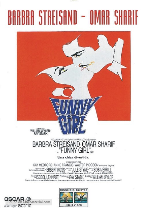 Funny Girl - Spanish Video release movie poster