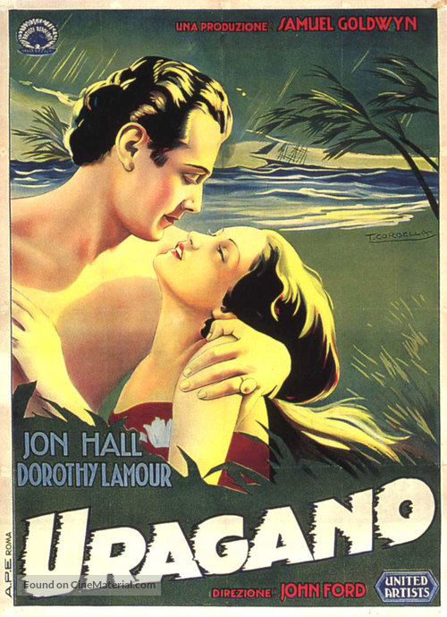 The Hurricane - Italian Movie Poster