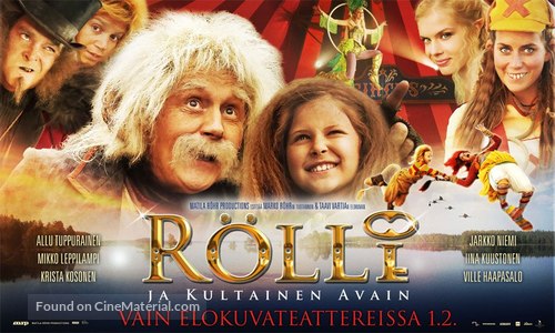 R&ouml;lli ja kultainen avain - Finnish Movie Poster