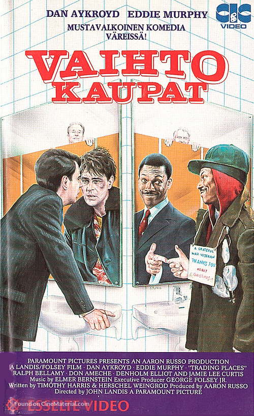 Trading Places - Finnish VHS movie cover