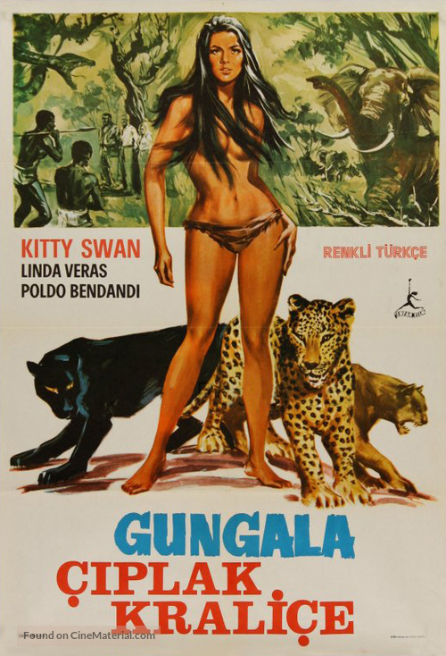 Gungala la vergine della giungla - Turkish Movie Poster