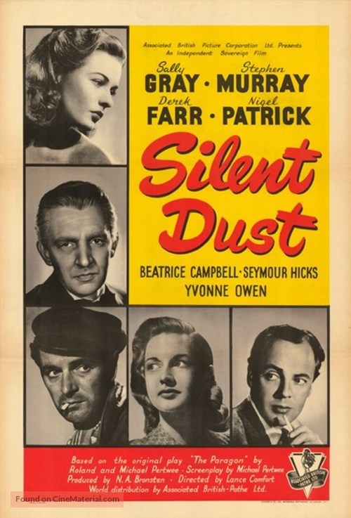 Silent Dust - British Movie Poster