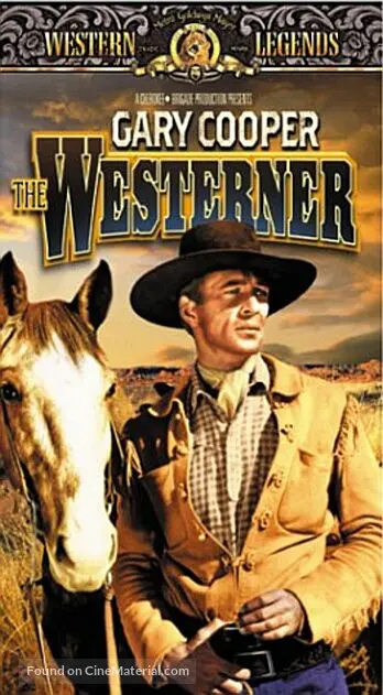 The Westerner - VHS movie cover