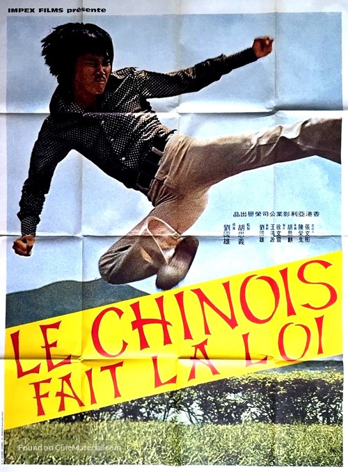 Huang se sha shou - French Movie Poster