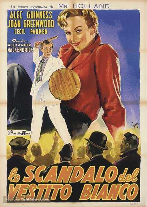 The Man in the White Suit - Italian Movie Poster