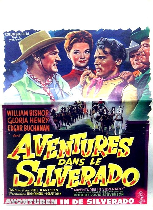 Adventures in Silverado - Belgian Movie Poster