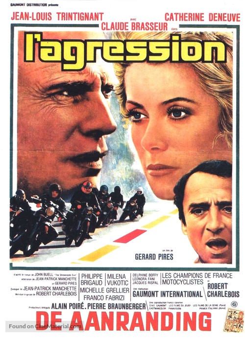 Agression, L&#039; - Belgian Movie Poster