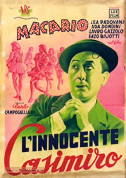 L&#039;innocente Casimiro - Italian Movie Poster