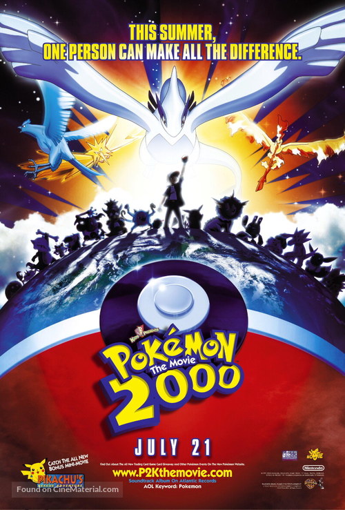 Pok&eacute;mon: The Movie 2000 - Movie Poster