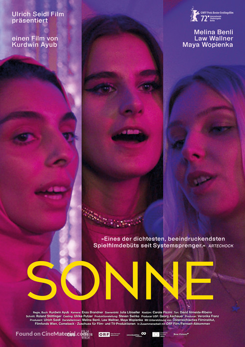 Sonne - German Movie Poster