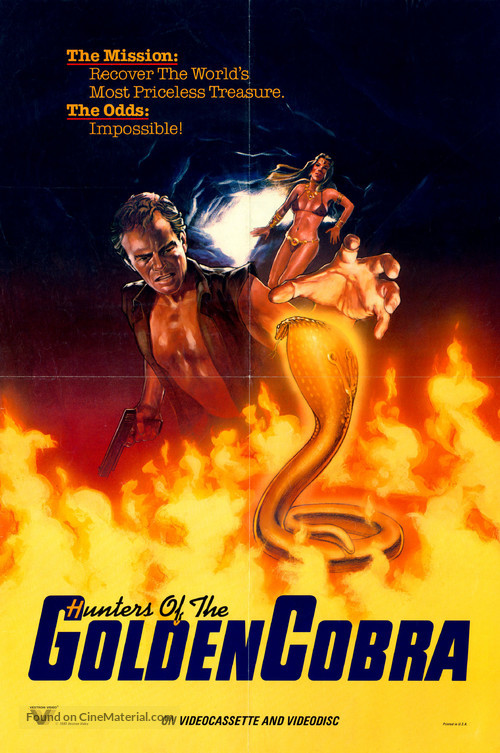 I cacciatori del cobra d&#039;oro - Video release movie poster