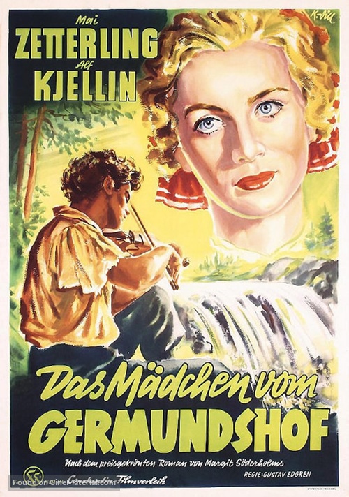 Driver dagg faller regn - German Movie Poster