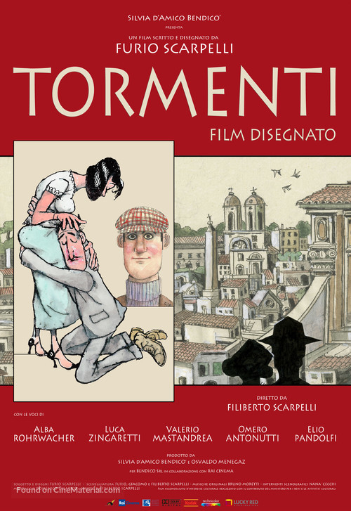 Tormenti - Film disegnato - Italian Movie Poster