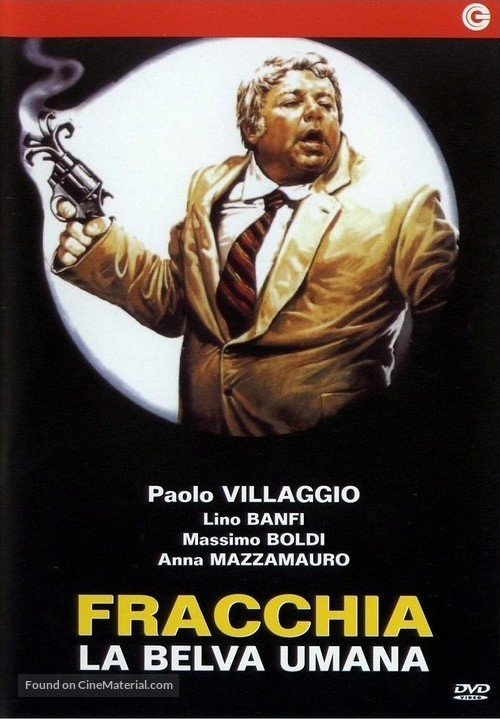 Fracchia la belva umana - Italian DVD movie cover
