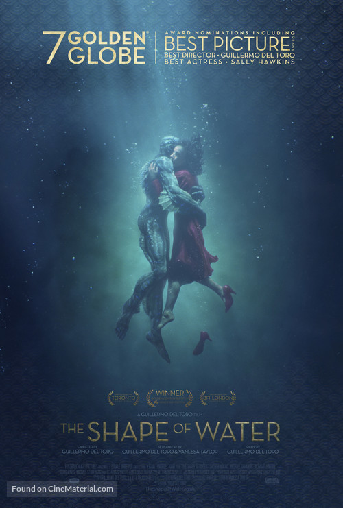 The Shape of Water - British Movie Poster