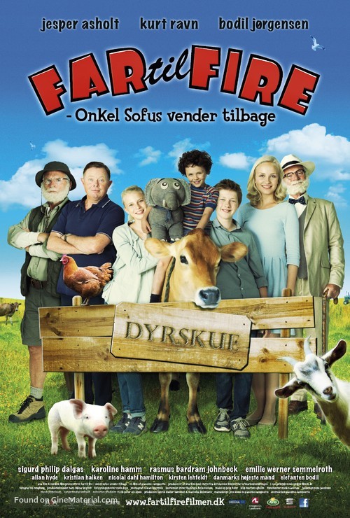 Far til fire - Onkel Sofus vender tilbage - Danish Movie Poster