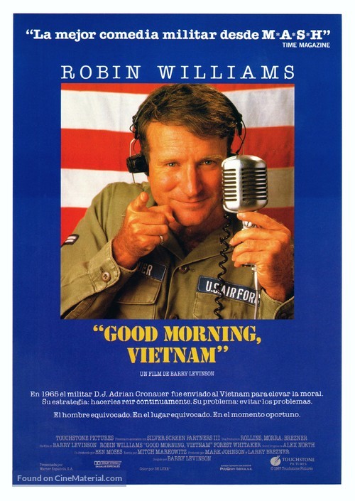 Good Morning, Vietnam - Spanish Movie Poster