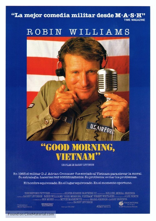 Good Morning, Vietnam - Spanish Movie Poster
