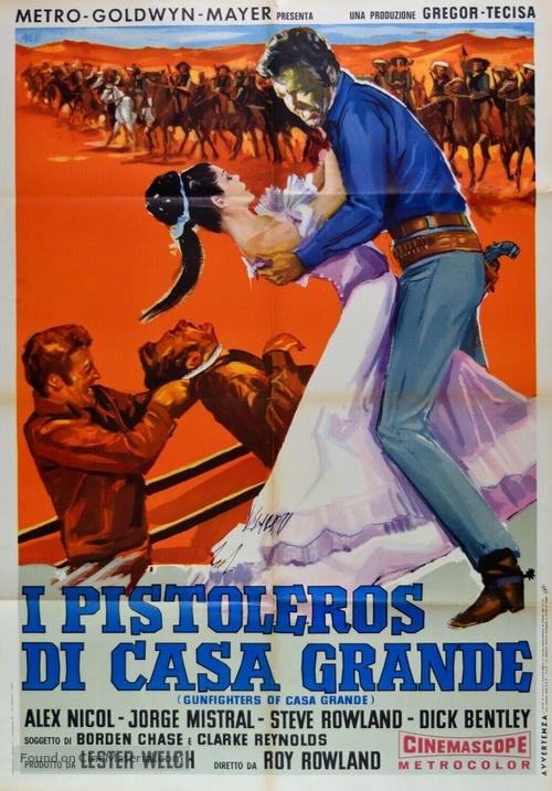 Gunfighters of Casa Grande - Italian Movie Poster